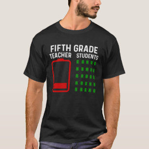 End Of Year Teacher 5th Grade Goodbye Teacher Bat T-Shirt