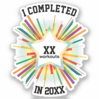 End of Year Workout Tally (Rainbow)