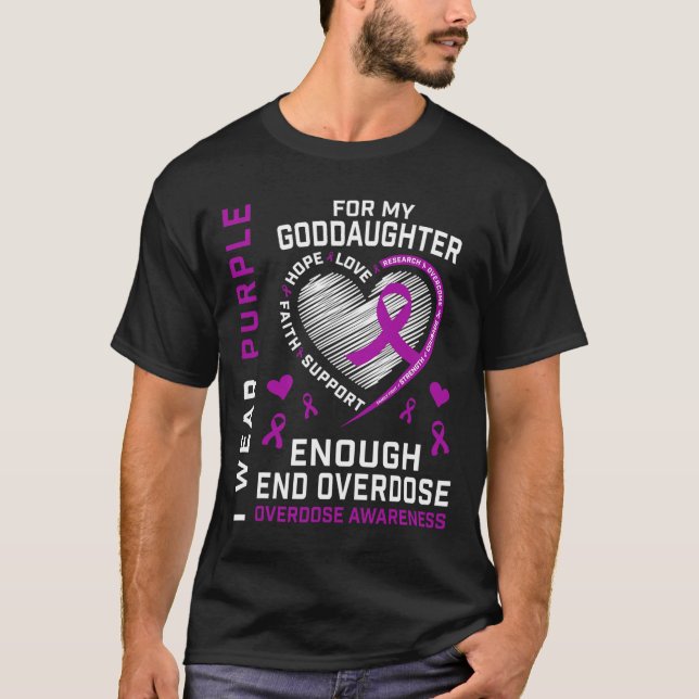 End Overdose Awareness Shirt Enough Purple For God (Front)
