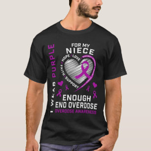 End Overdose Awareness Shirt Enough Purple For My