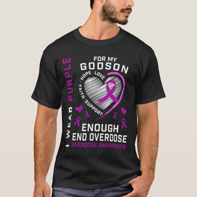 End Overdose Awareness Shirt Enough Purple For My  (Front)