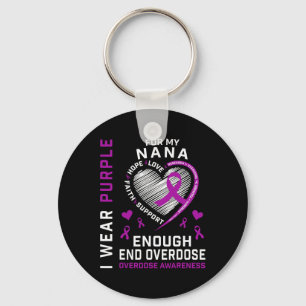 End Overdose Awareness Shirt Enough Purple For My Key Ring