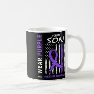 End Overdose Awareness Shirt Son August Purple Fla Coffee Mug