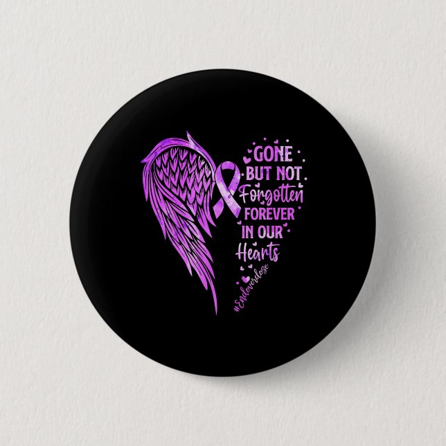 End Overdose  Loved One Memorial Overdose Awarenes 6 Cm Round Badge (Front)