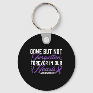End Overdose Loved One Memorial Remembrance  Key Ring