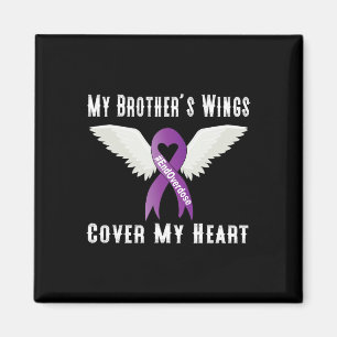End Overdose My Brother's Wings Cover My Heart Magnet