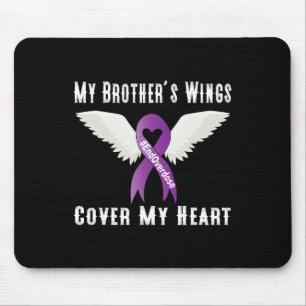 End Overdose My Brother's Wings Cover My Heart  Mouse Mat
