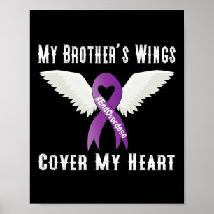 End Overdose My Brother's Wings Cover My Heart Poster