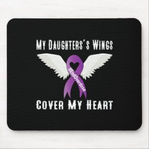 End Overdose My Daughter's Wings Cover My Heart Mouse Mat