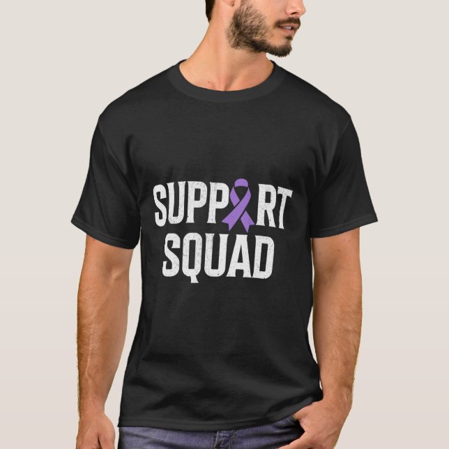 End Overdose Support Squad Overdose Awareness 1  T-Shirt (Front)