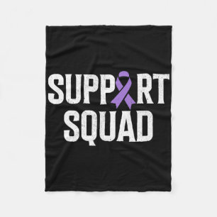 End Overdose Support Squad Overdose Awareness Fleece Blanket