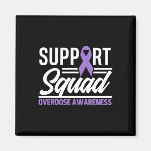 End Overdose Support Squad Overdose Awareness Magnet