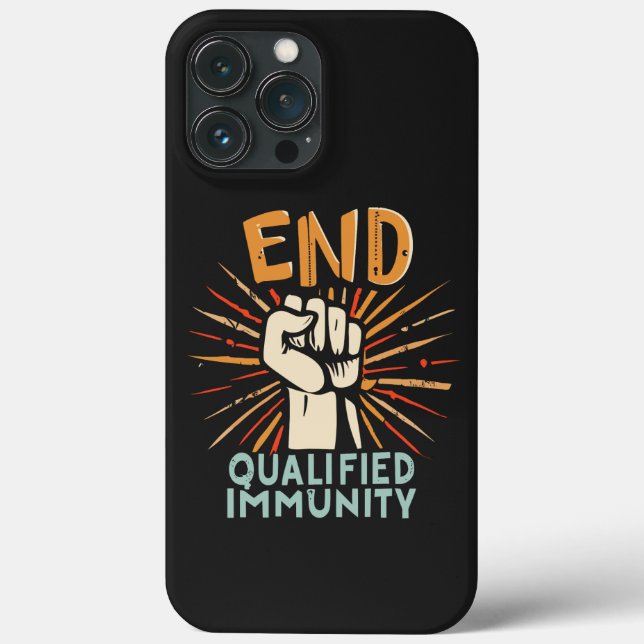 END QUALIFIED IMMUNITY - Justice and Accountabilit Case-Mate iPhone Case (Back)