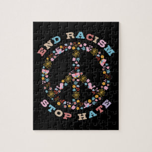 End Racism Stop Hate Jigsaw Puzzle