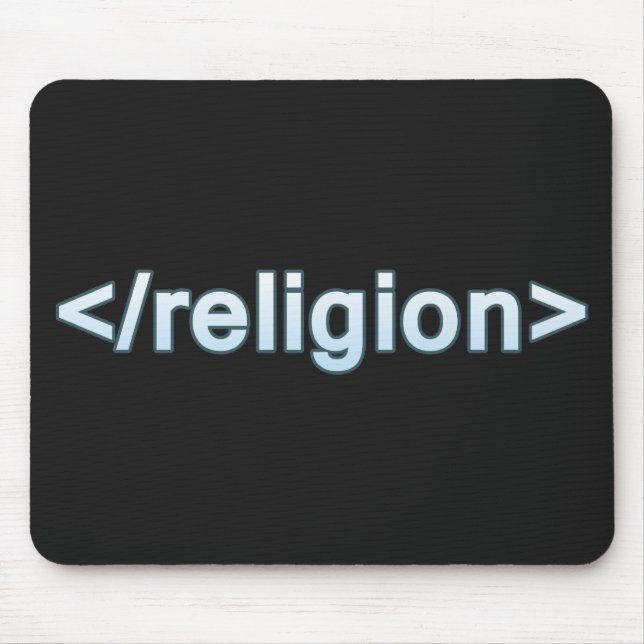 End Religion Mouse Mat (Front)