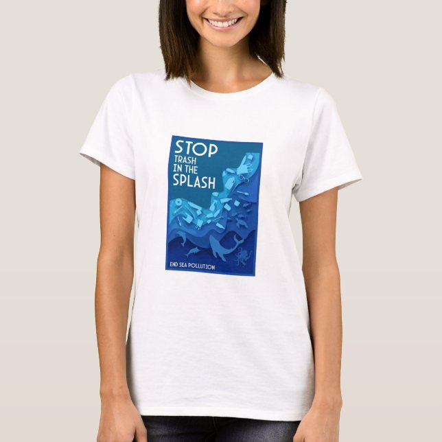 End Sea Pollution T-Shirt (Front)
