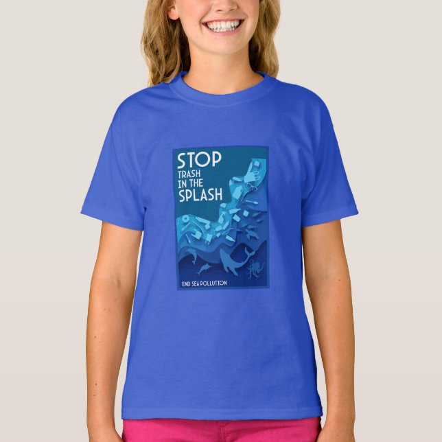 End Sea Pollution T-Shirt (Front)
