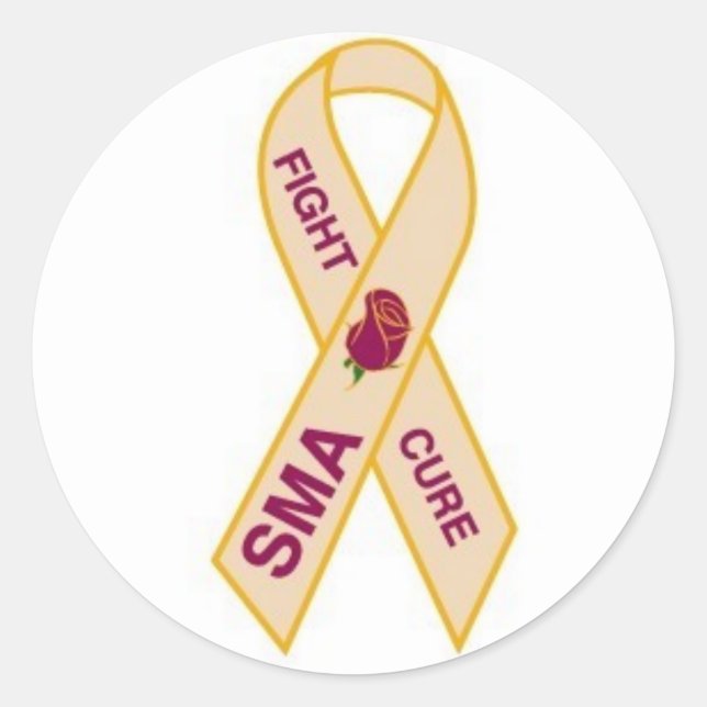 END-SMA-pin Classic Round Sticker (Front)