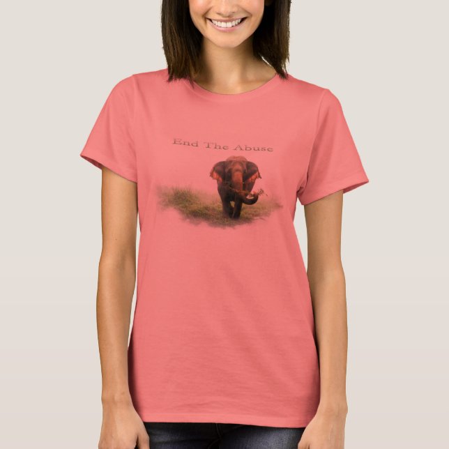 End The Abuse T-Shirt (Front)