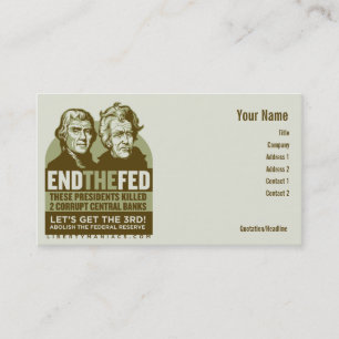 End the Fed Action Cards