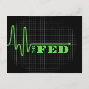 End the Fed Flat lined Postcard