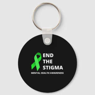 End The Stigma - Mental Health Awareness Apparel L Key Ring