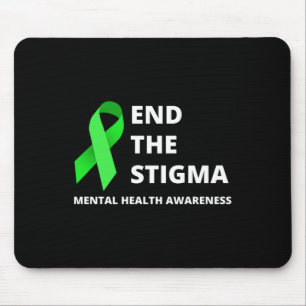 End The Stigma - Mental Health Awareness Apparel L Mouse Mat