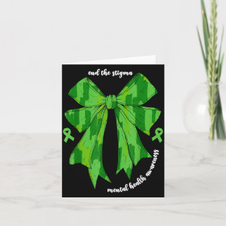 End The Stigma Mental Health Awareness Month For Card