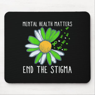 End The Stigma Mental Health Awareness Mouse Mat