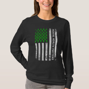 End The Stigma Mental Health Matters Mental Awaren T-Shirt