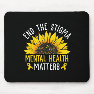 End The Stigma Mental Health S Mental Awareness _1 Mouse Mat