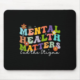 End The Stigma Mental Health S Mental Awareness Gi Mouse Mat