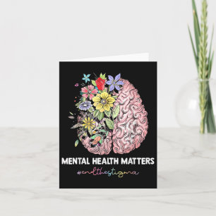 End The Stigma Mental Health S Mental Health Aware Card