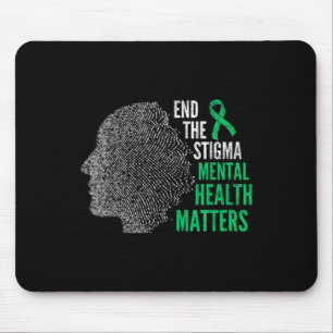 End The Stigma Mental Health S Mental Health Aware Mouse Mat