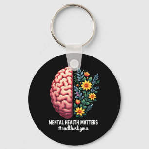 End The Stigma Mental Health S Mental Health Key Ring