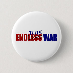 End This War 6 Cm Round Badge