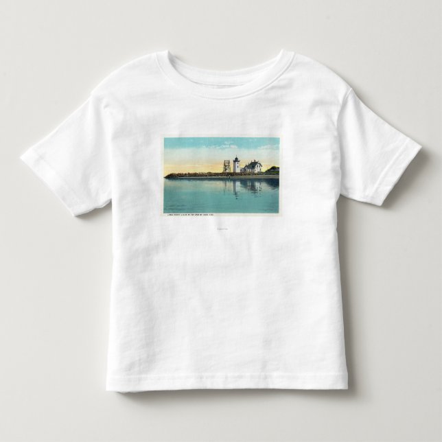 End Tip of Cape Cod View of Long Point Toddler T-Shirt (Front)