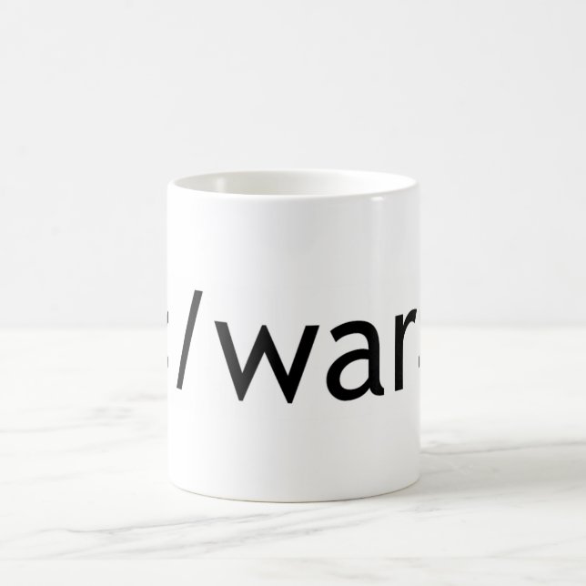 end war coffee mug (Center)