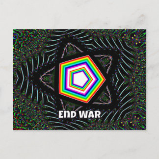 End War (you may change the words) Postcard