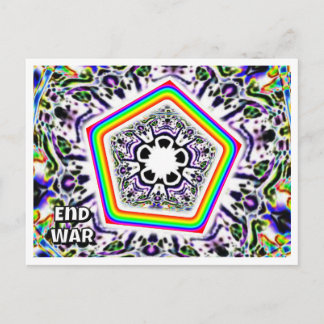 End War (you may change the words) Postcard