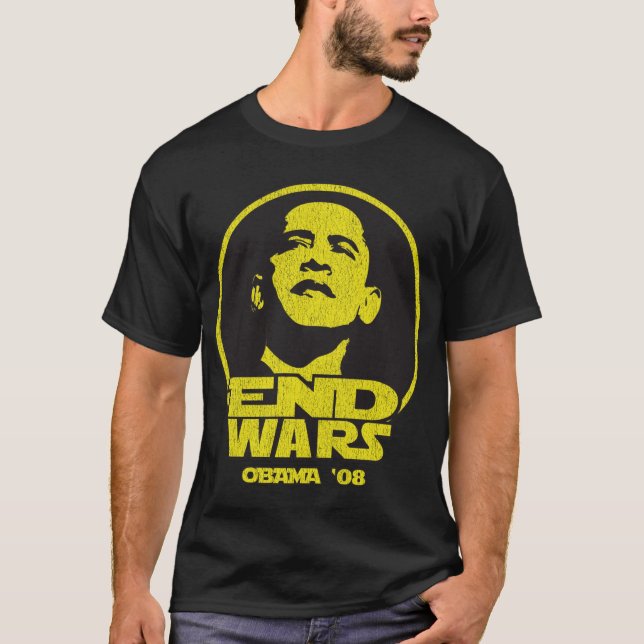 END WARS OBAMA T-Shirt (Front)