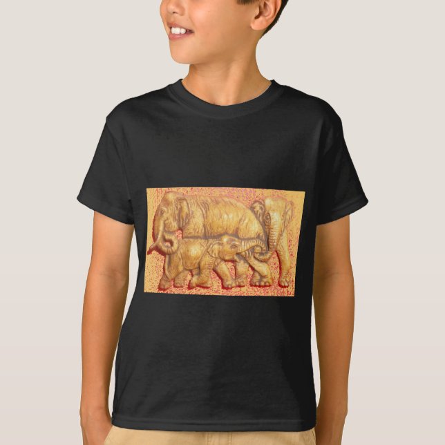 Endangered African Mara Elephants T-Shirt (Front)