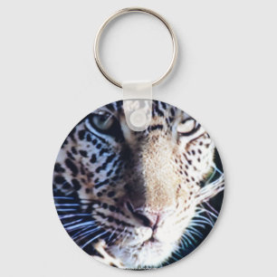 Endangered Amur Leopard keychain