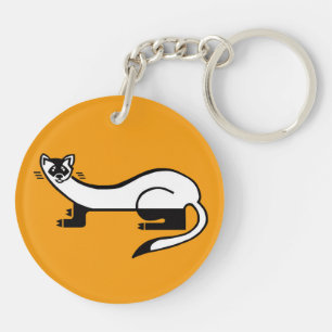 Endangered animal -Black-footed FERRET - Nature -  Key Ring