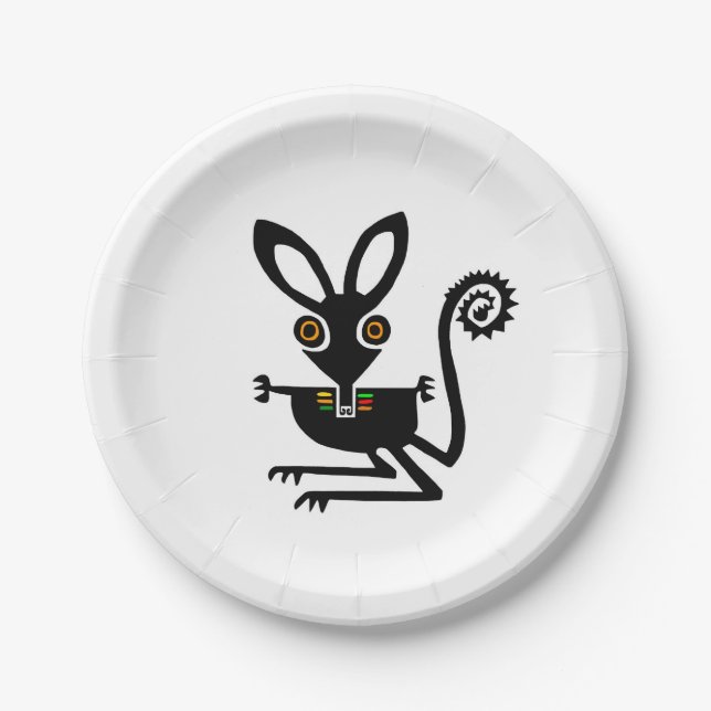 Endangered animal - Cute Aussie BILBY - Party Paper Plate (Front)