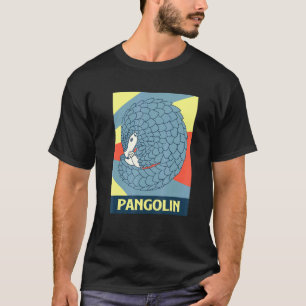 Endangered Animal Sunrise Pangolin For Men T-Shirt