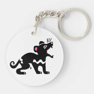 Endangered animal - Tasmanian DEVIL - Nature -  Key Ring