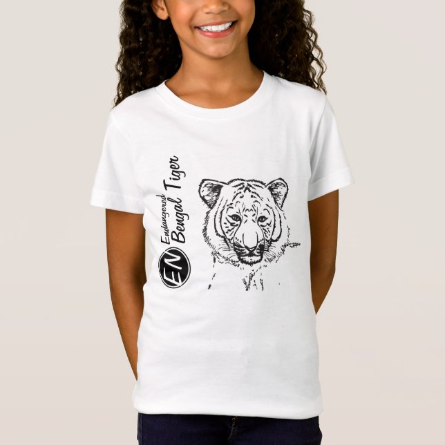 Endangered | Bengal Tiger | Kid's Tee (Front)