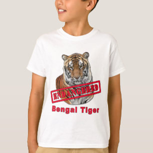 Endangered Bengal Tiger  Products T-Shirt
