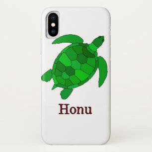 Endangered Green Hawaiian Sea Turtle iPhone X Case